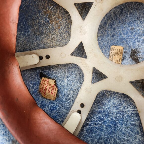 Blue Fiberglass Hard Hat Duck Bill Adjustable Liner Dockson Detroit Vintage Cap - Picture 6 of 9